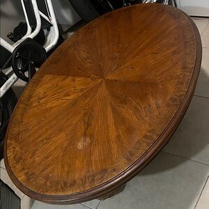Elegant Brown Wooden Dining Table